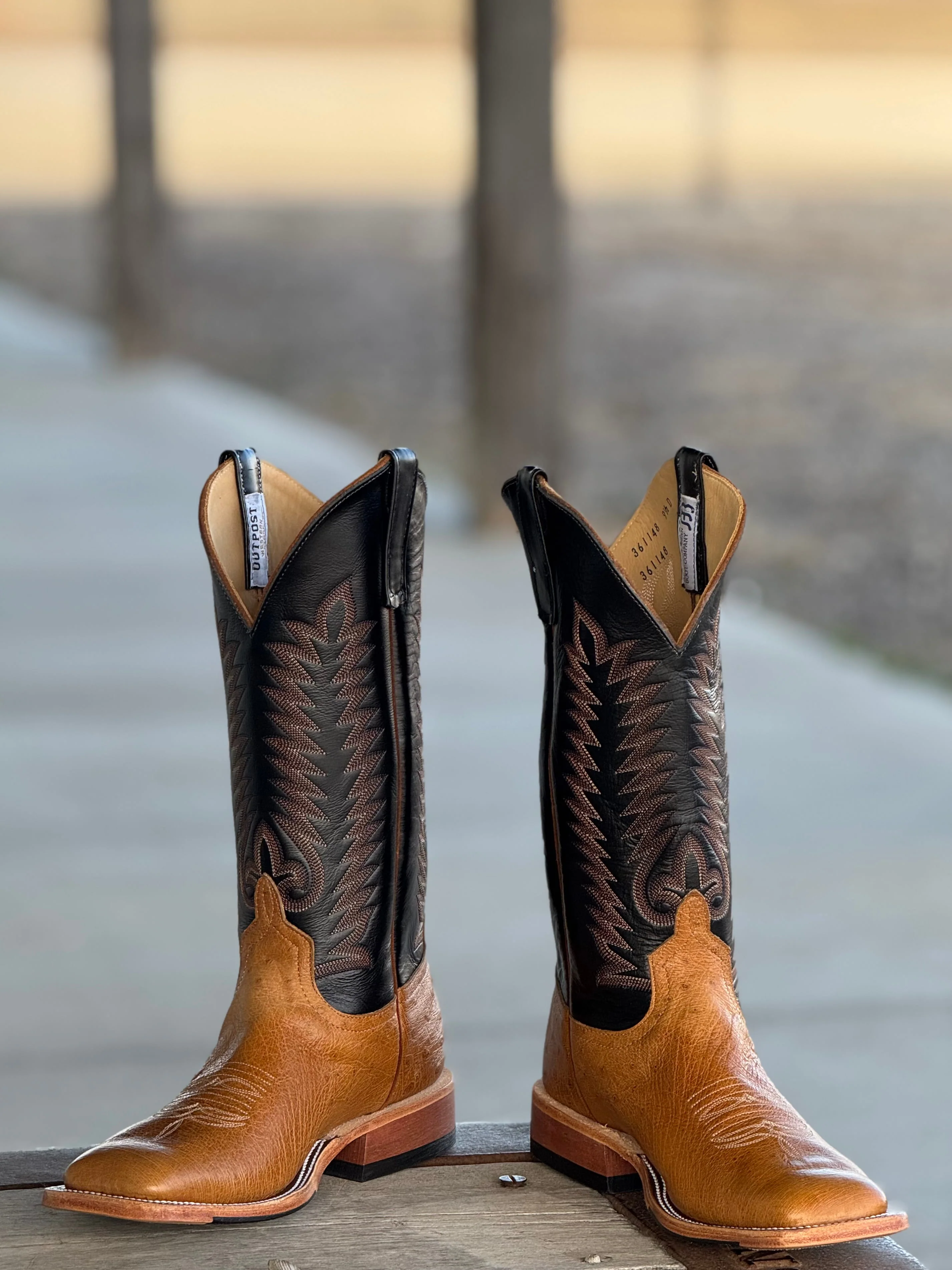 Anderson Bean | Antique Saddle Mad Dog Ostrich SM Boot