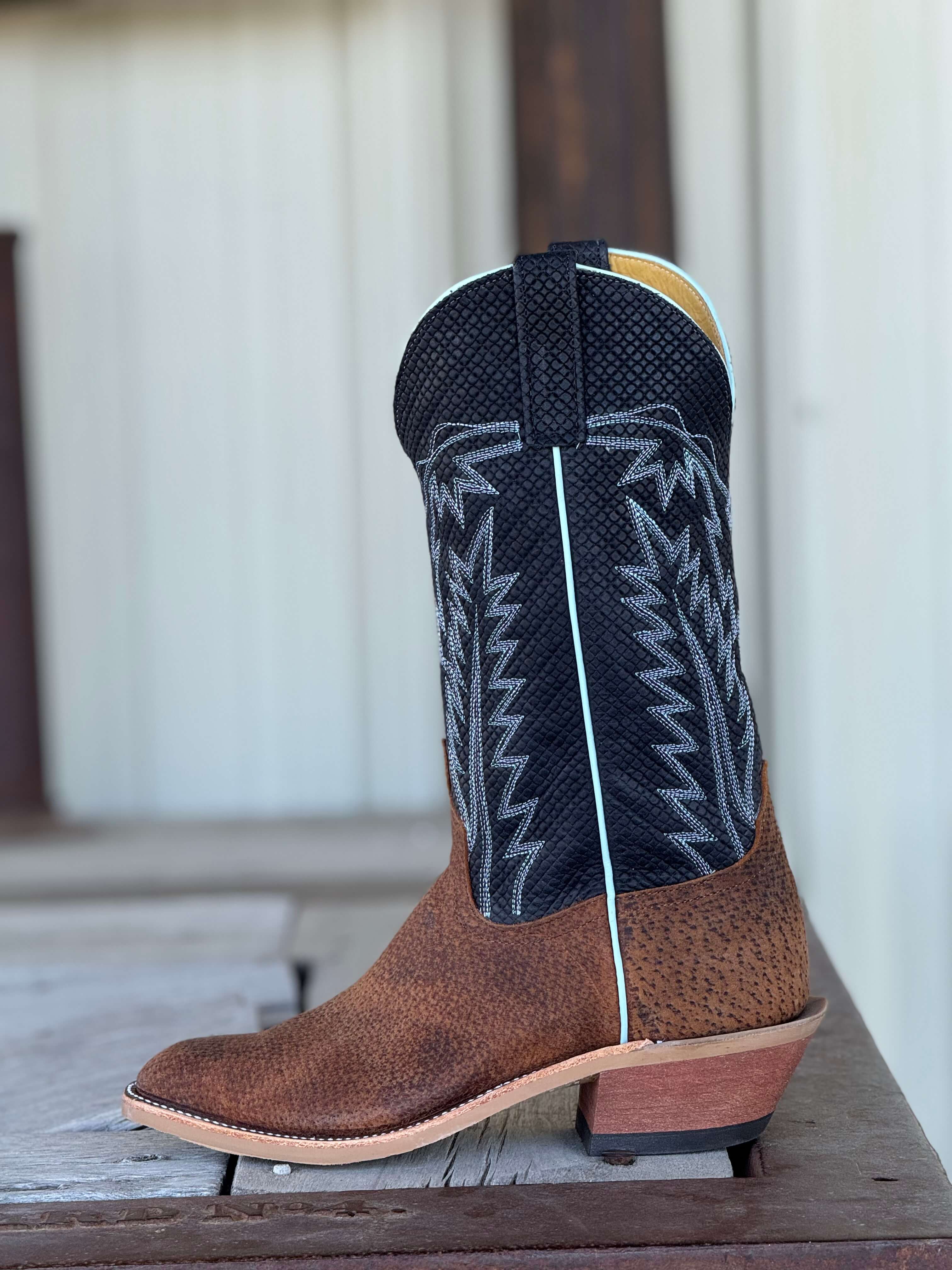 Anderson Bean | Havana Tag Boar SQ Toe Boot - Image 2