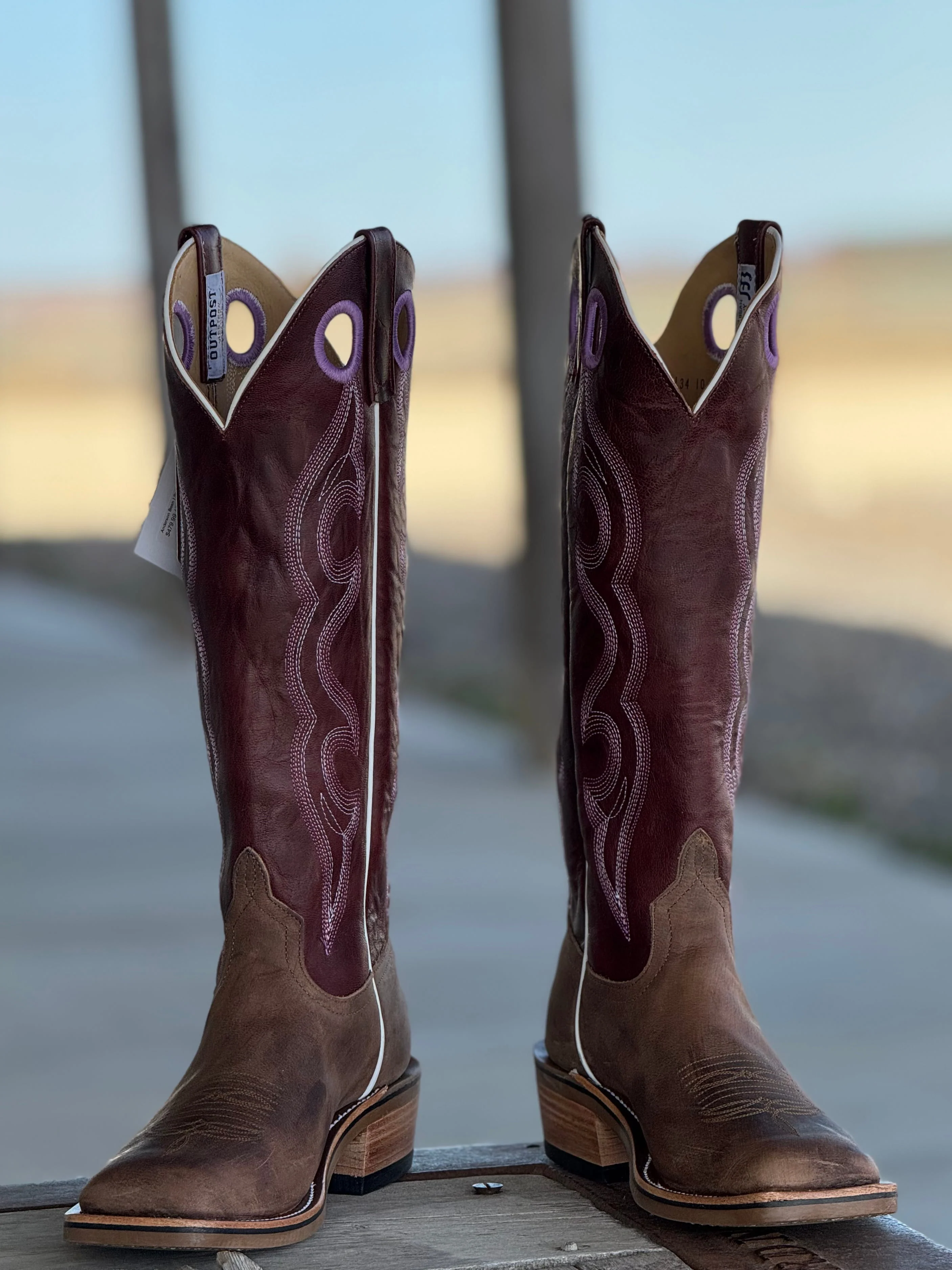 Anderson Bean | Sand Angry Elk Tall Top Boot