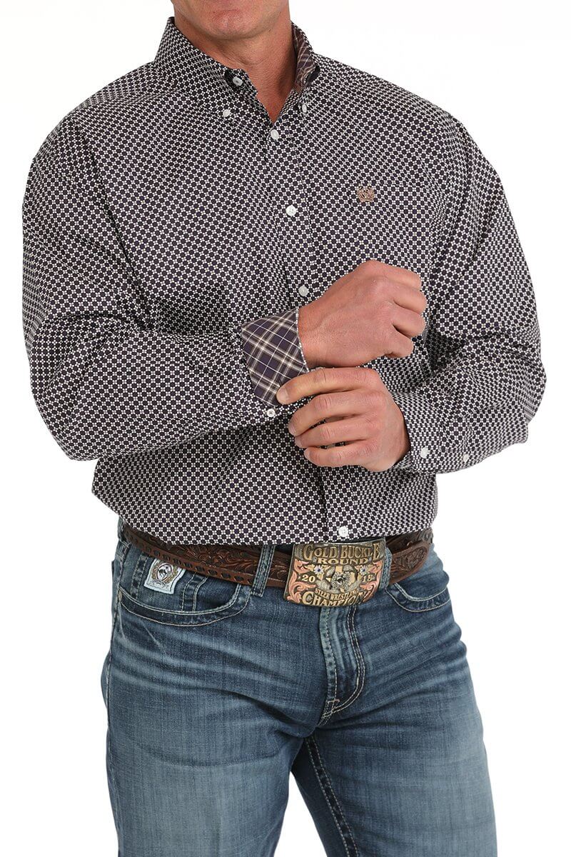 Cinch | Classic Floral Print Button Down LS Shirt - Image 2