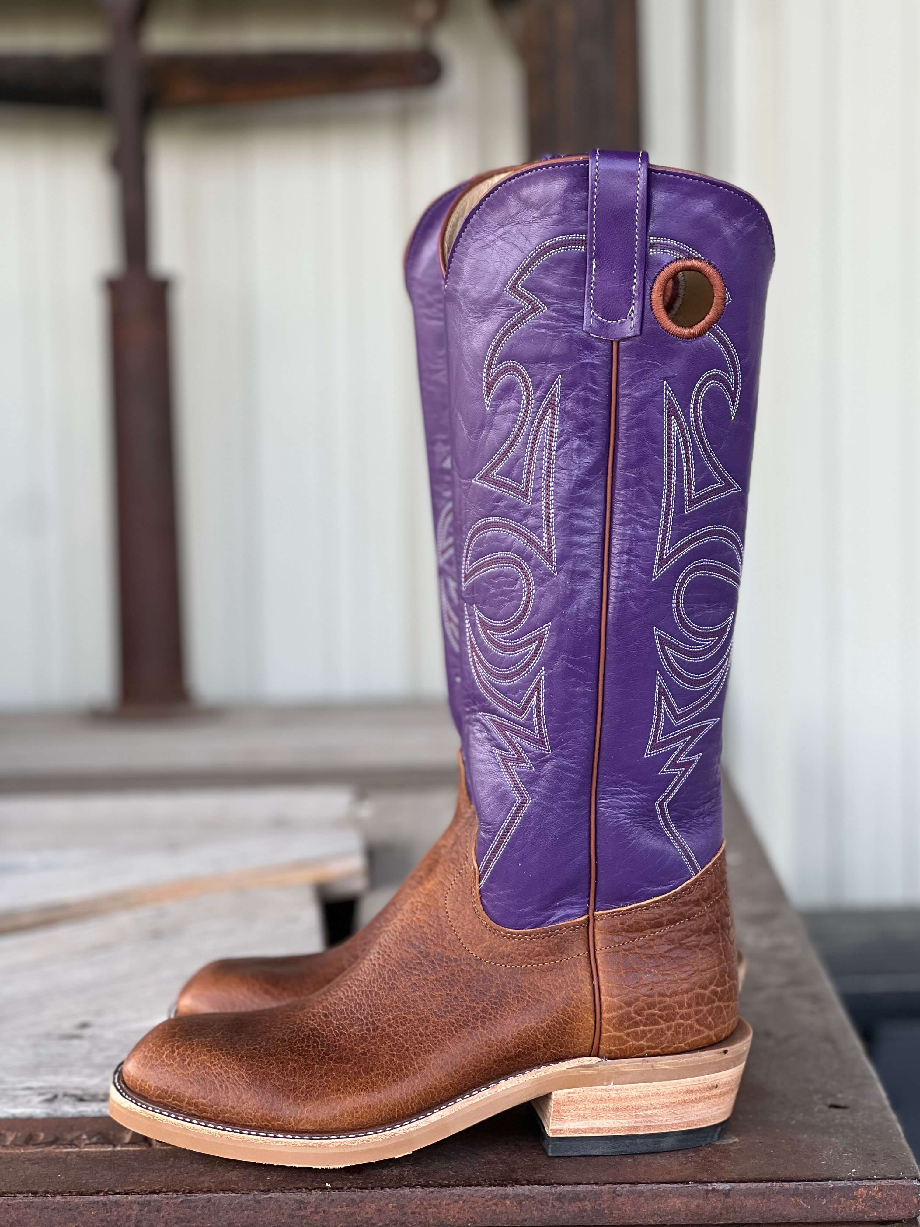 Olathe Boot Co. | Cognac Tuscan Tall Top Boot - Image 2