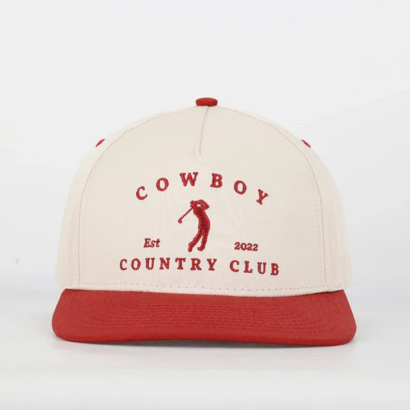 Cowboy Country Club | Two Tone Golfer Cap