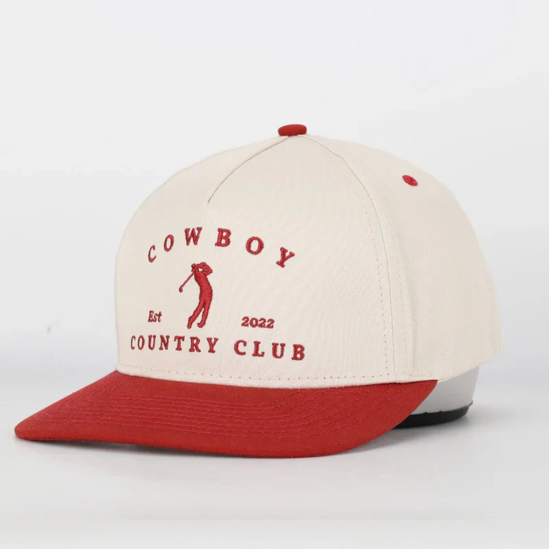 Cowboy Country Club | Two Tone Golfer Cap - Image 2