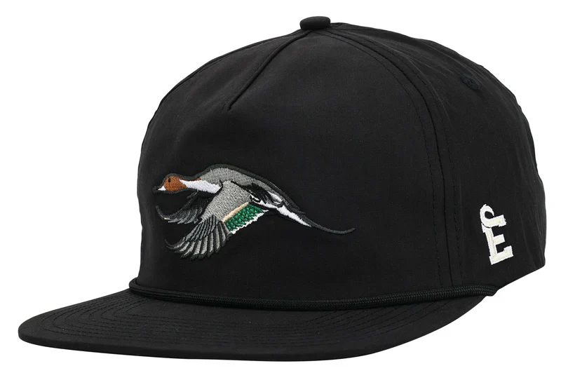 Embry Outdoors | Black Pintail Rope Cap - Image 2