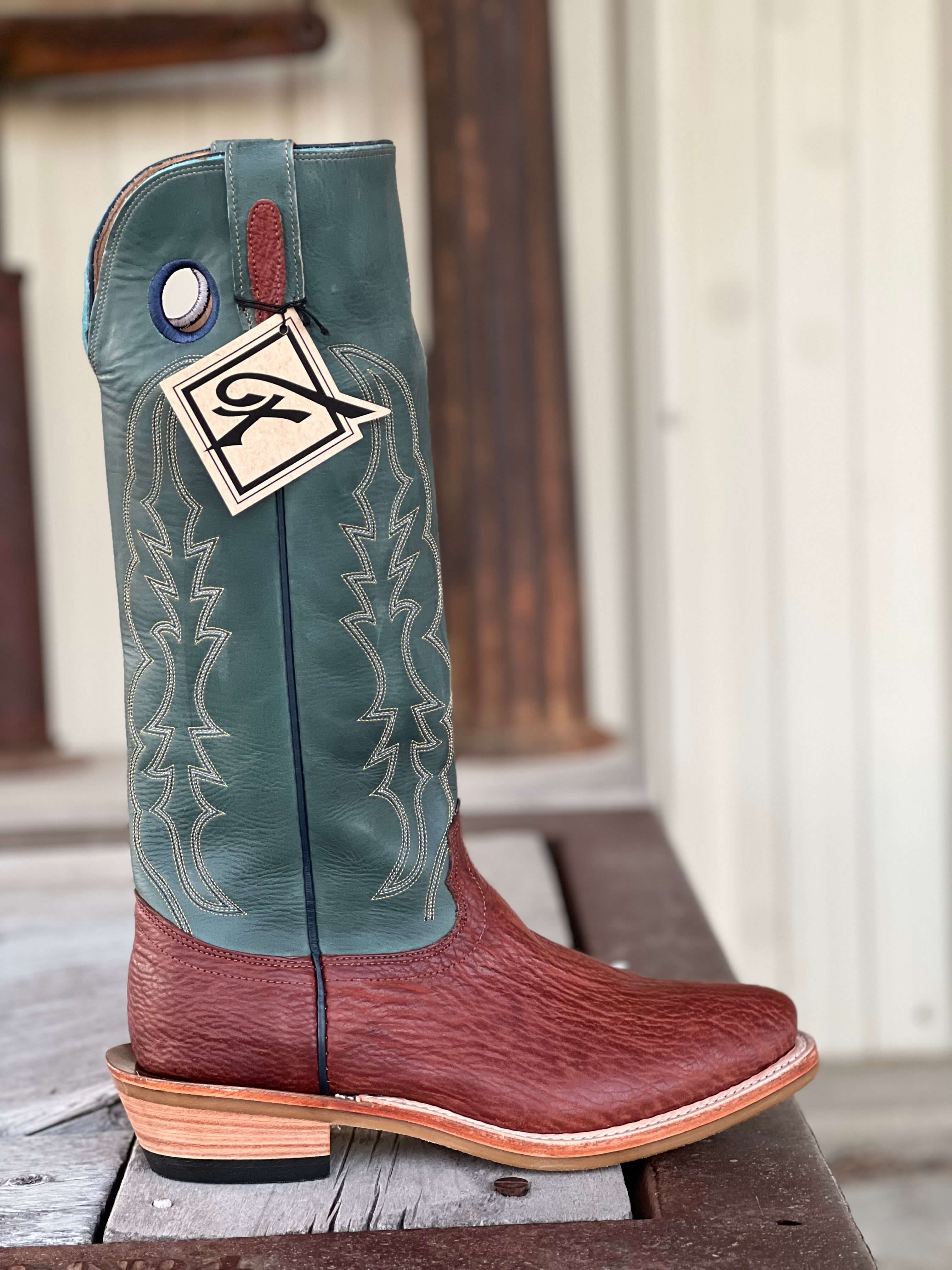 Fenoglio Boot Co. | Cognac Shark Tall Top Boot - Image 2