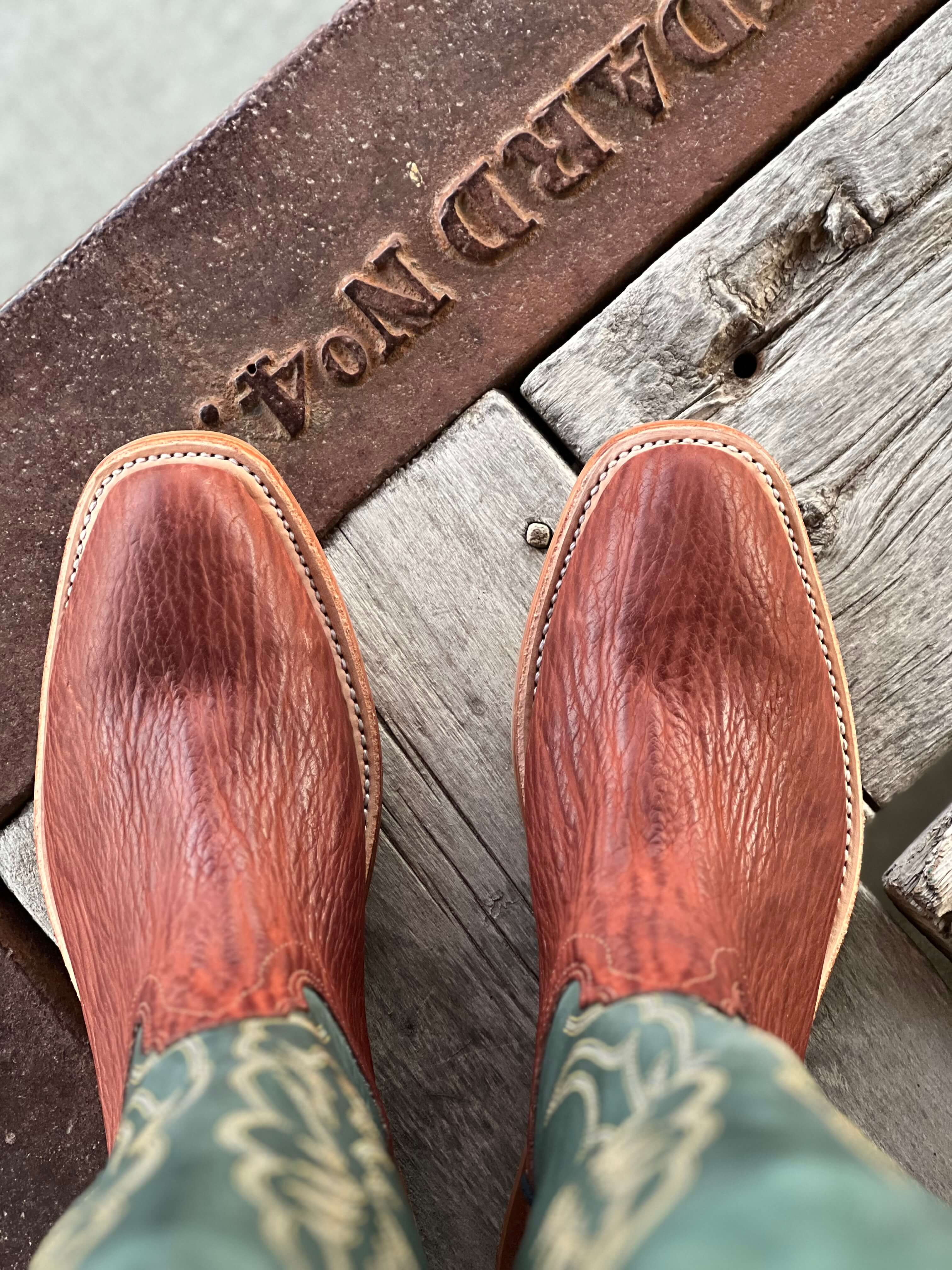 Fenoglio Boot Co. | Cognac Shark Tall Top Boot - Image 3