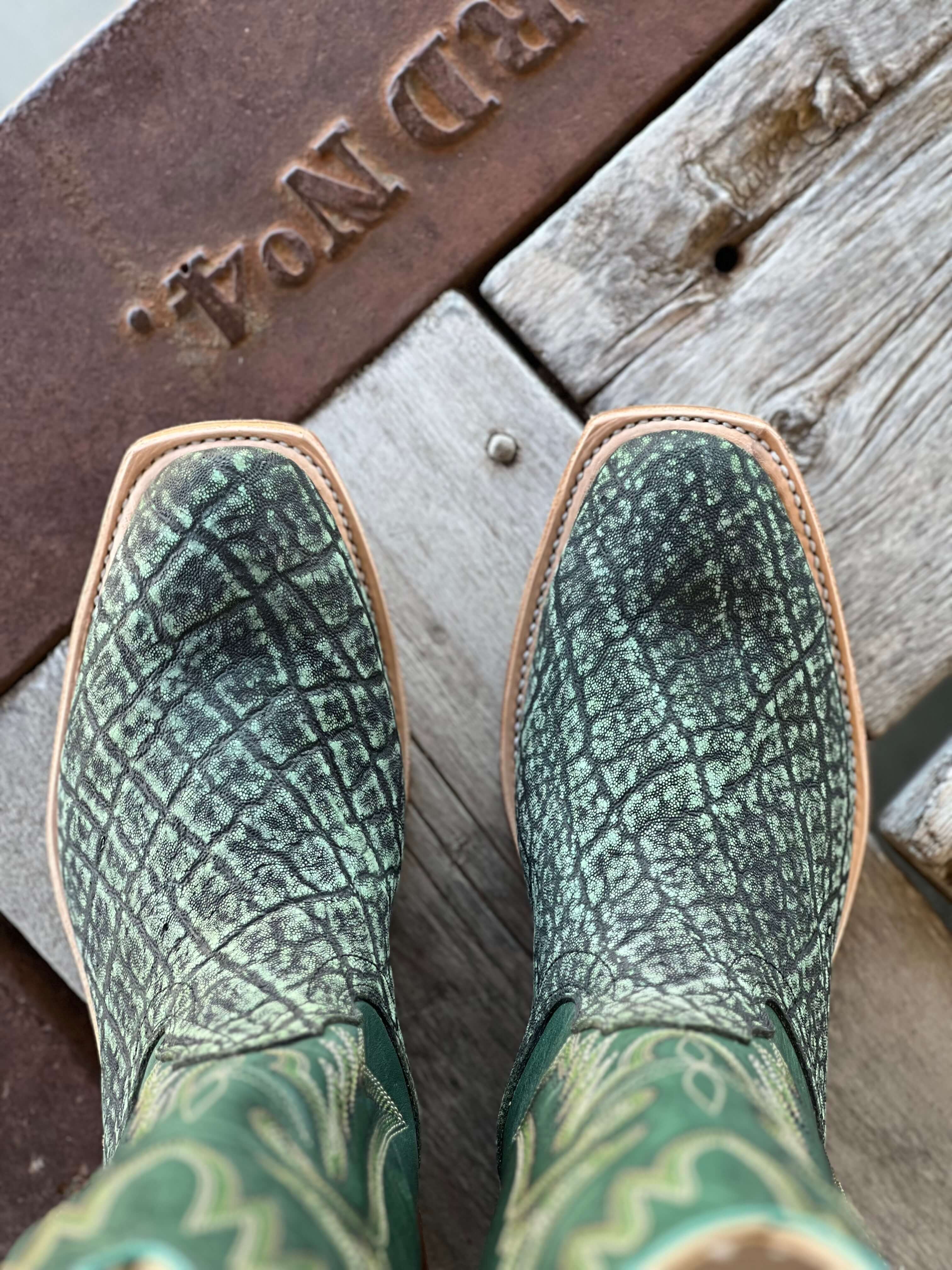 Fenoglio Boot Co. | Green Safari Elephant Boot - Image 2