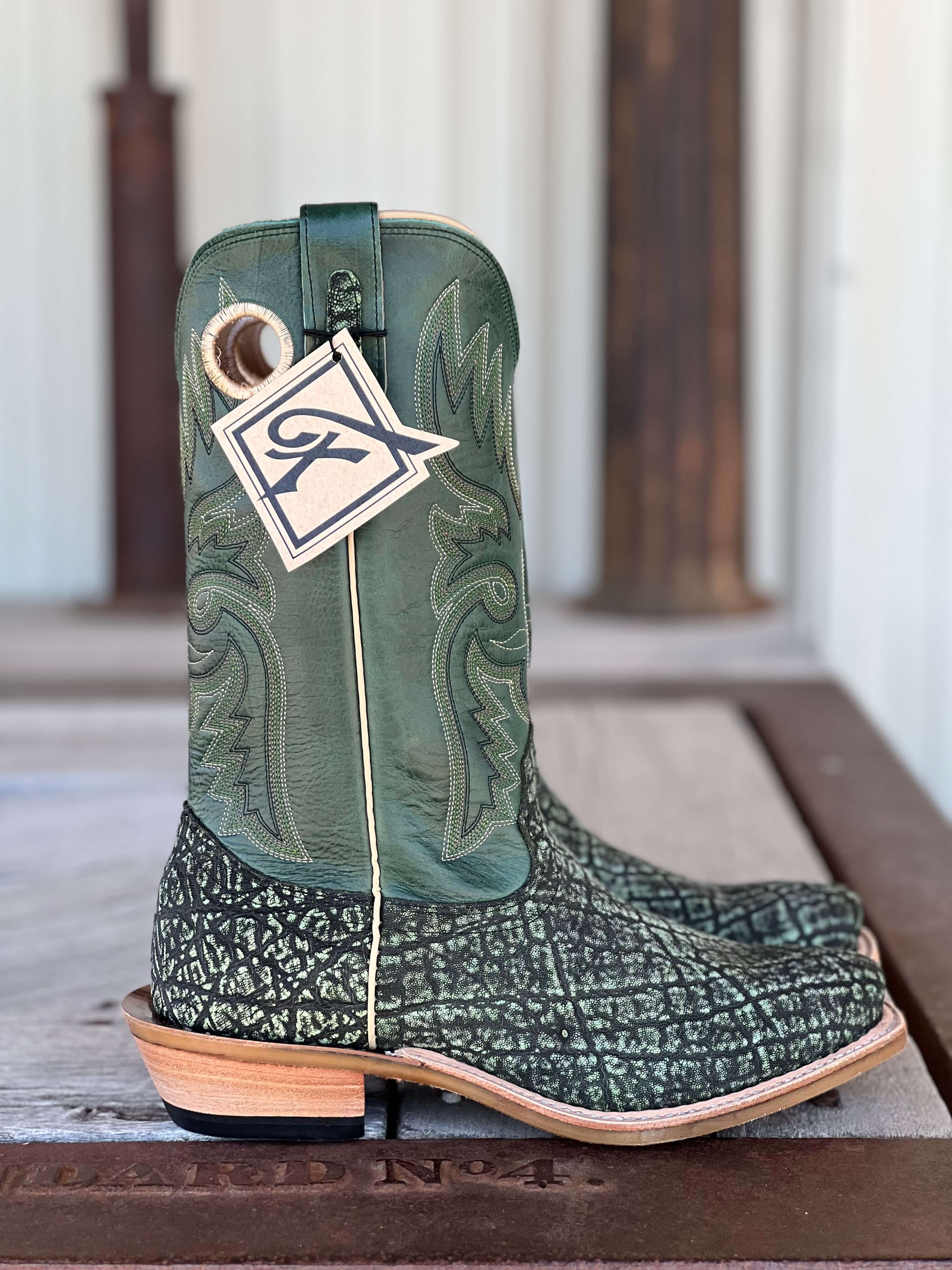Fenoglio Boot Co. | Green Safari Elephant Boot - Image 3