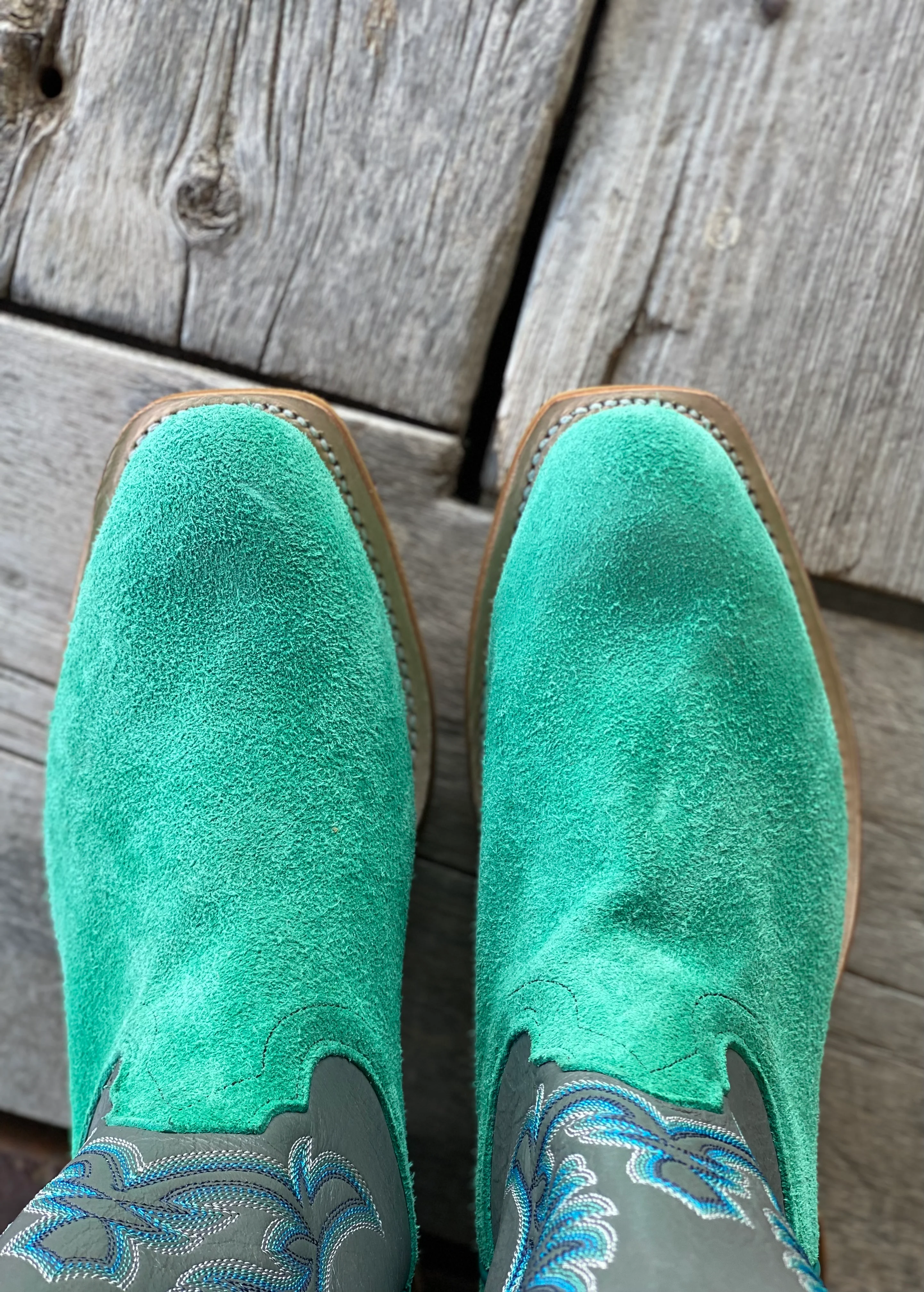 Fenoglio Boot Co. | Jade Moto Rough Out Boot - Image 3