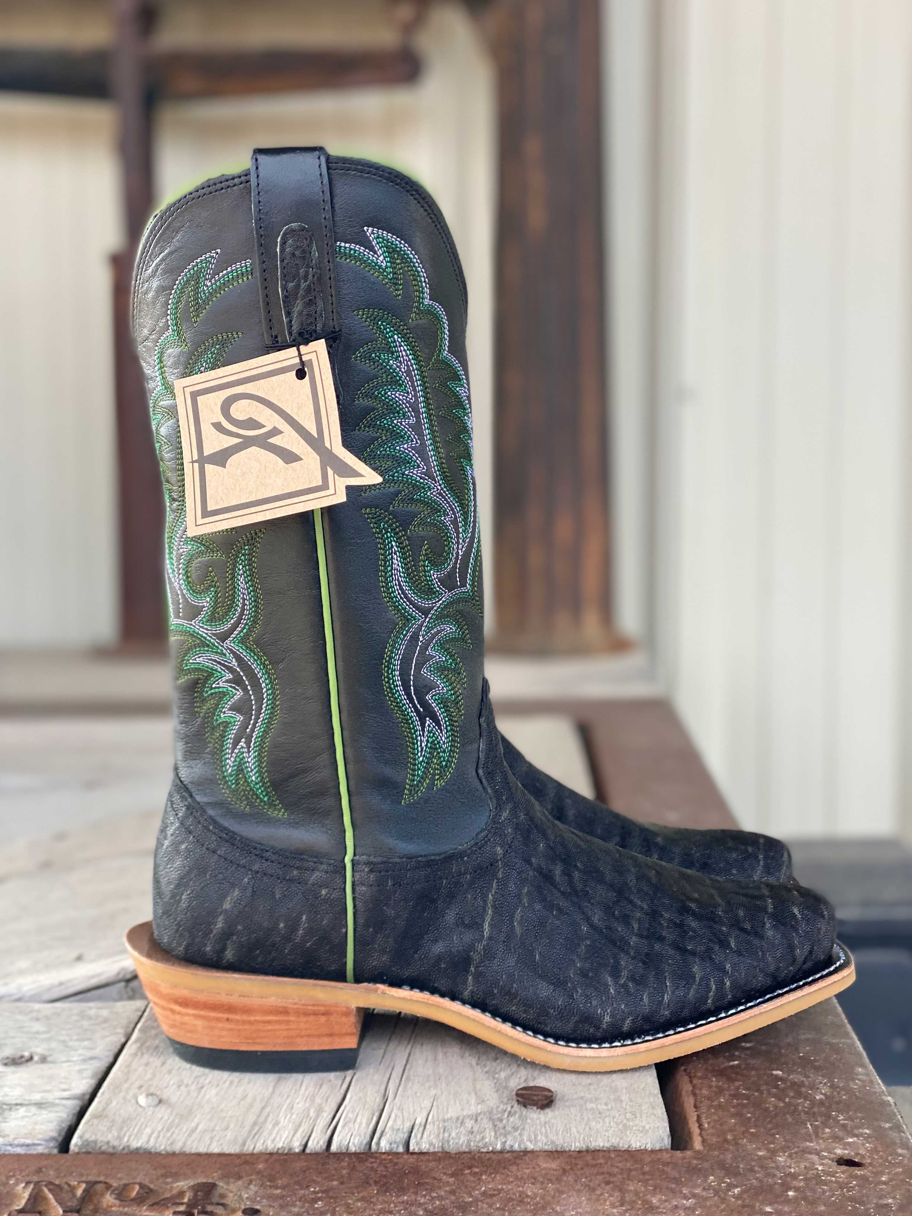 Fenoglio Boot Co. | Olive Vintage Elephant Boot - Image 3