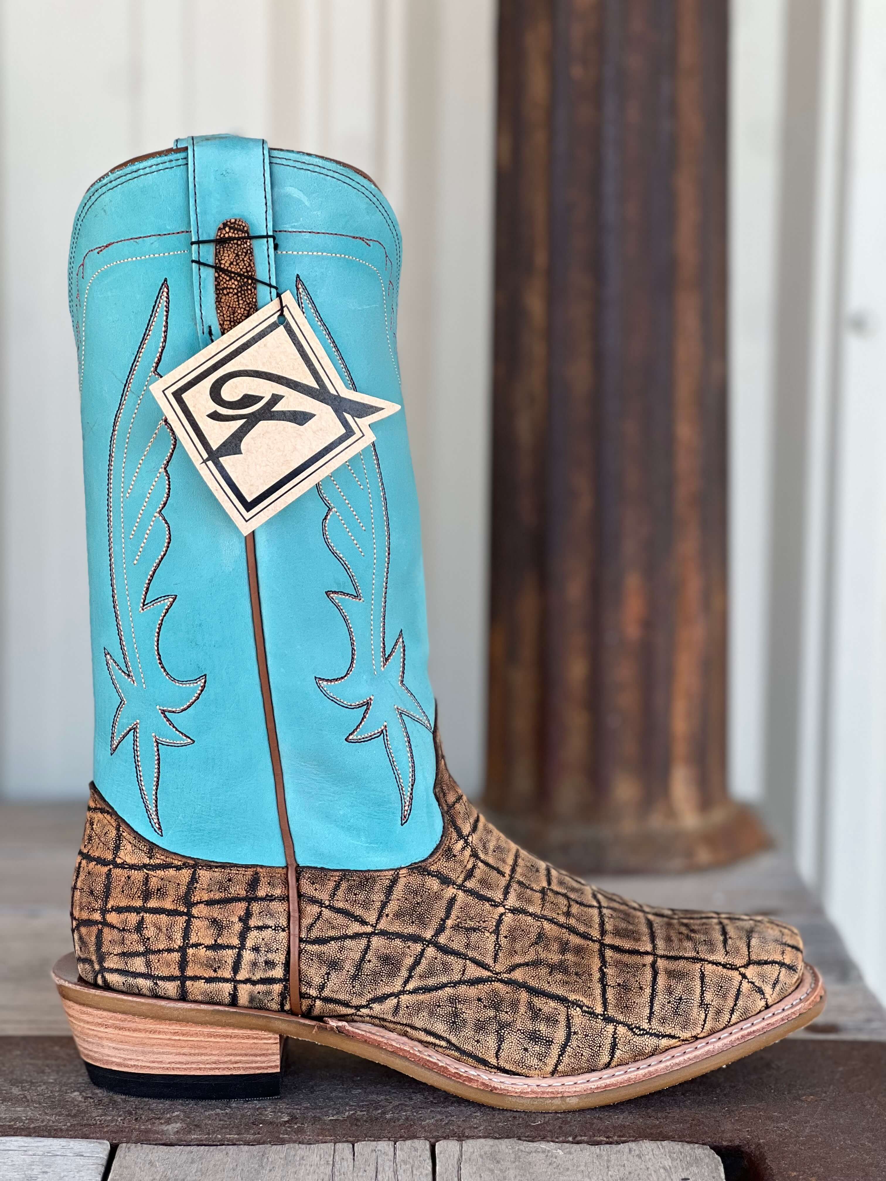 Fenoglio Boot Co. | Saddle Safari Elephant Boot - Image 2
