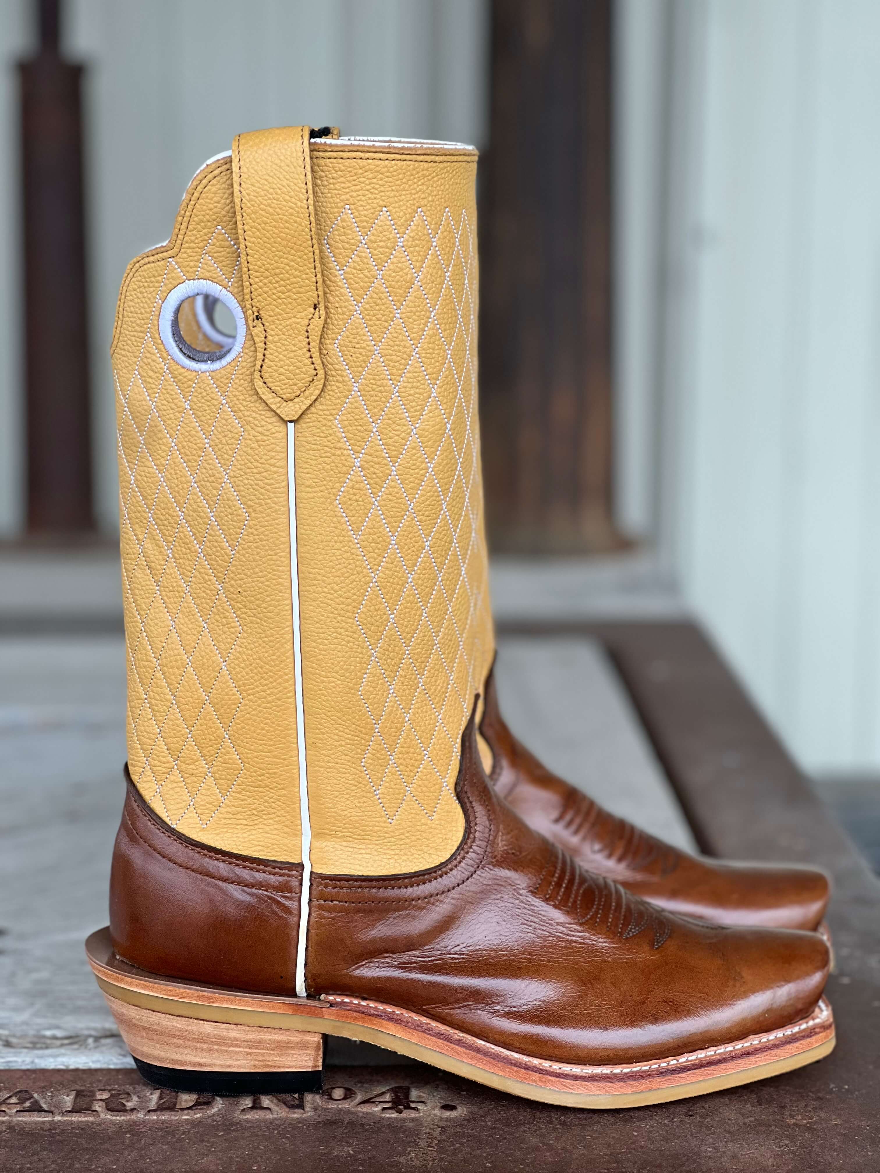 Fenoglio Boot Co. | Tan Ranch Hand Boot - Image 2
