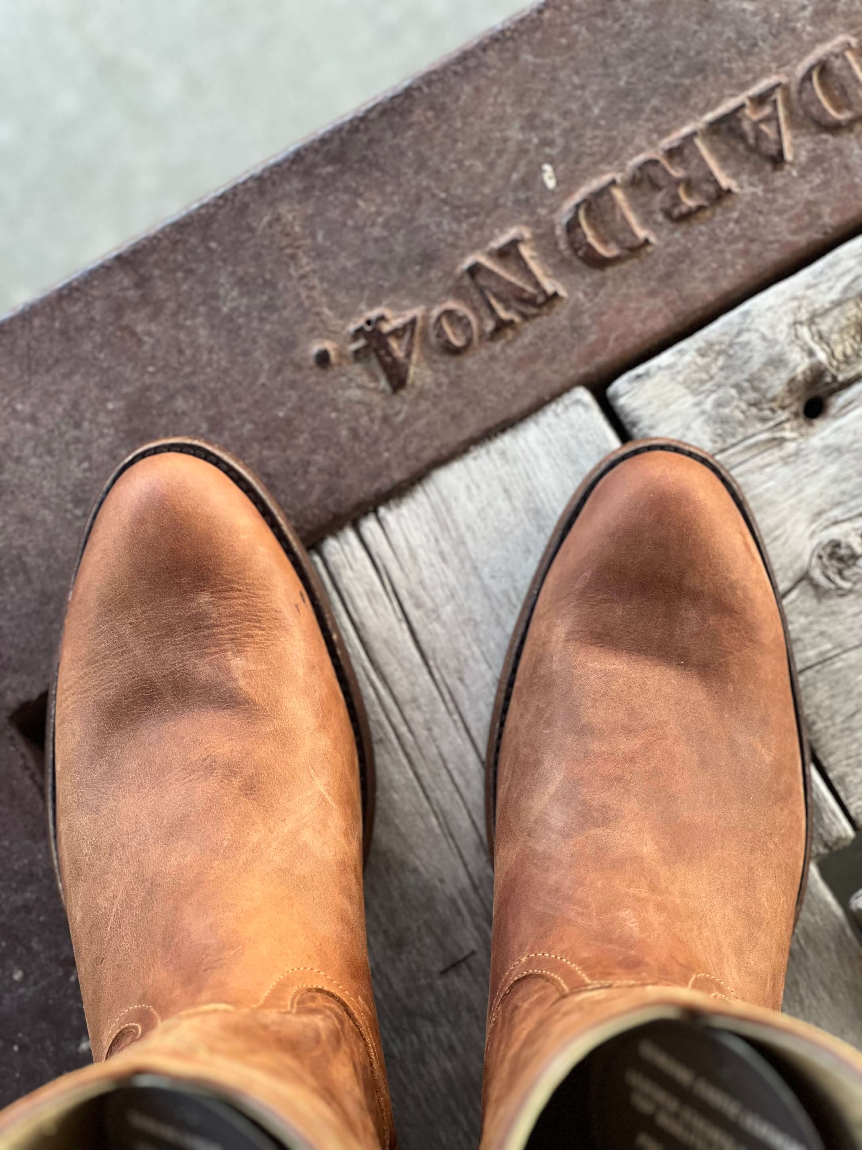 Horse Power Top Hand  | Honey Crazy Horse Boot - Image 3