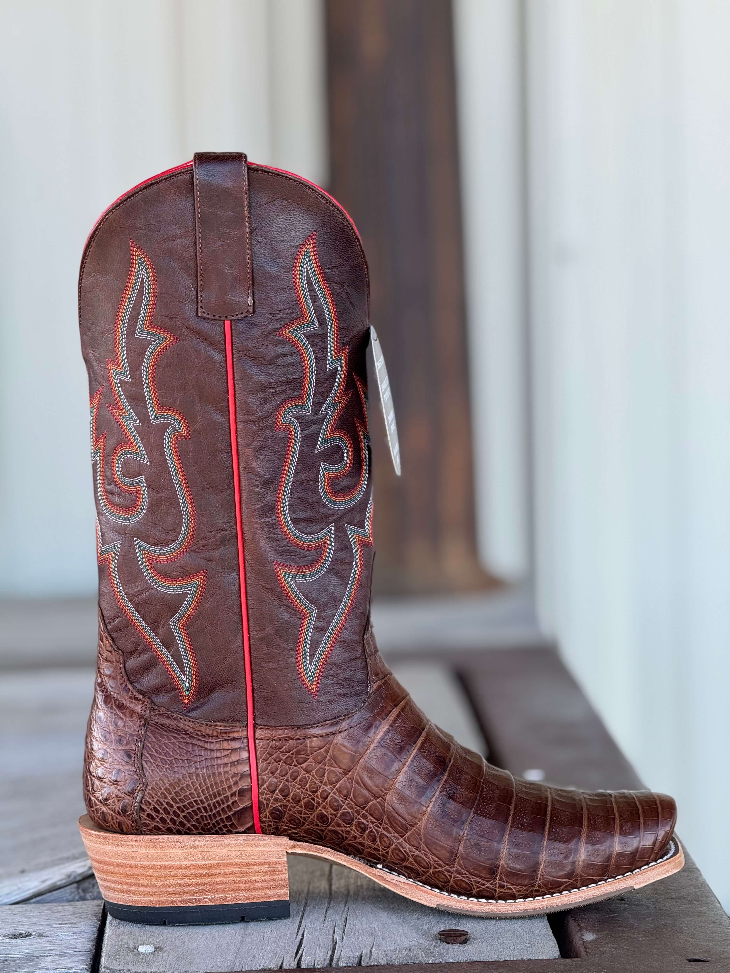 Horse Power Top Hand  | Post Oak Caiman Belly Boot - Image 2