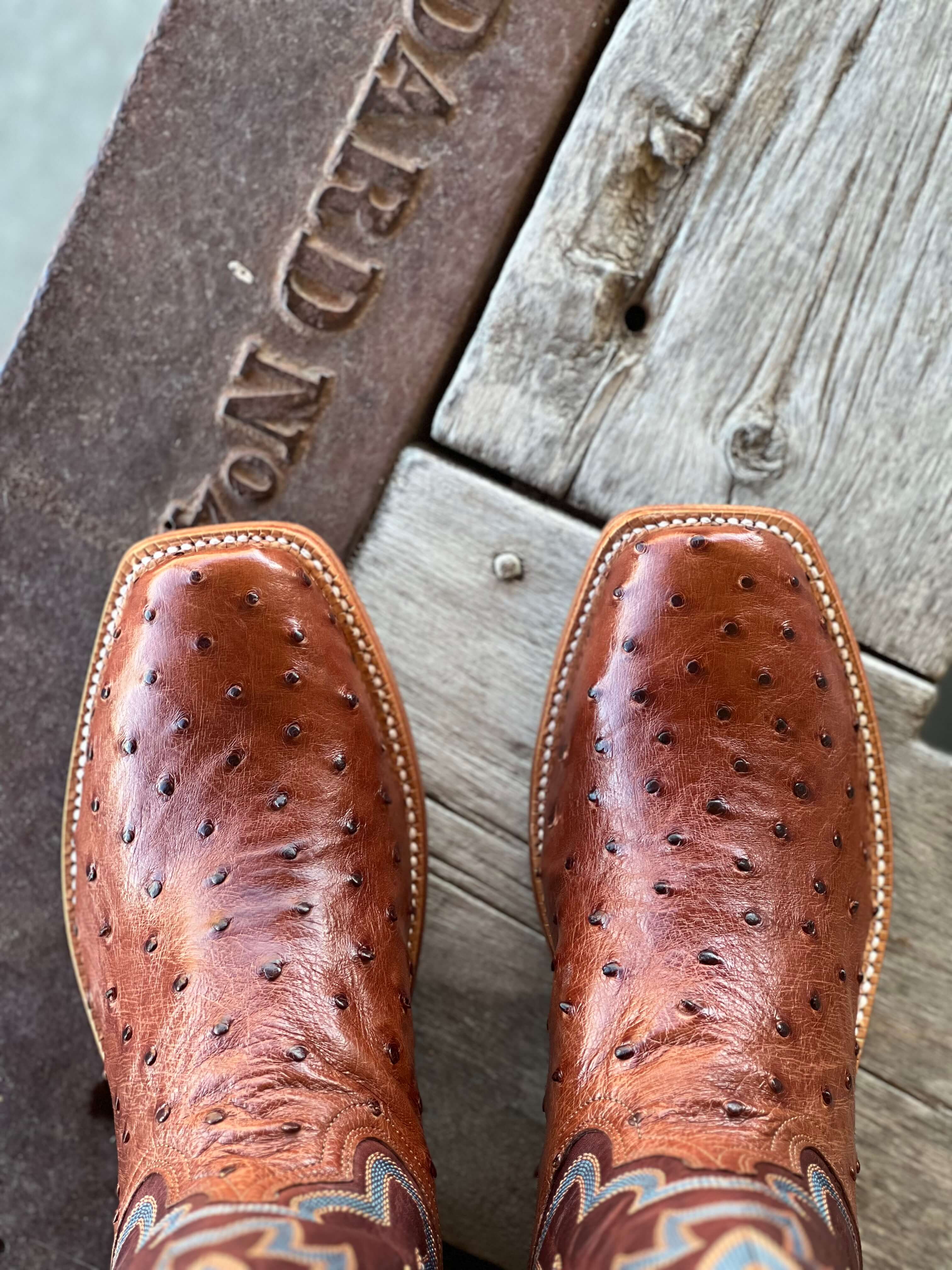 HYER Boot Co. | Culver Full-Quill Waxy Ostrich Boot - Image 3