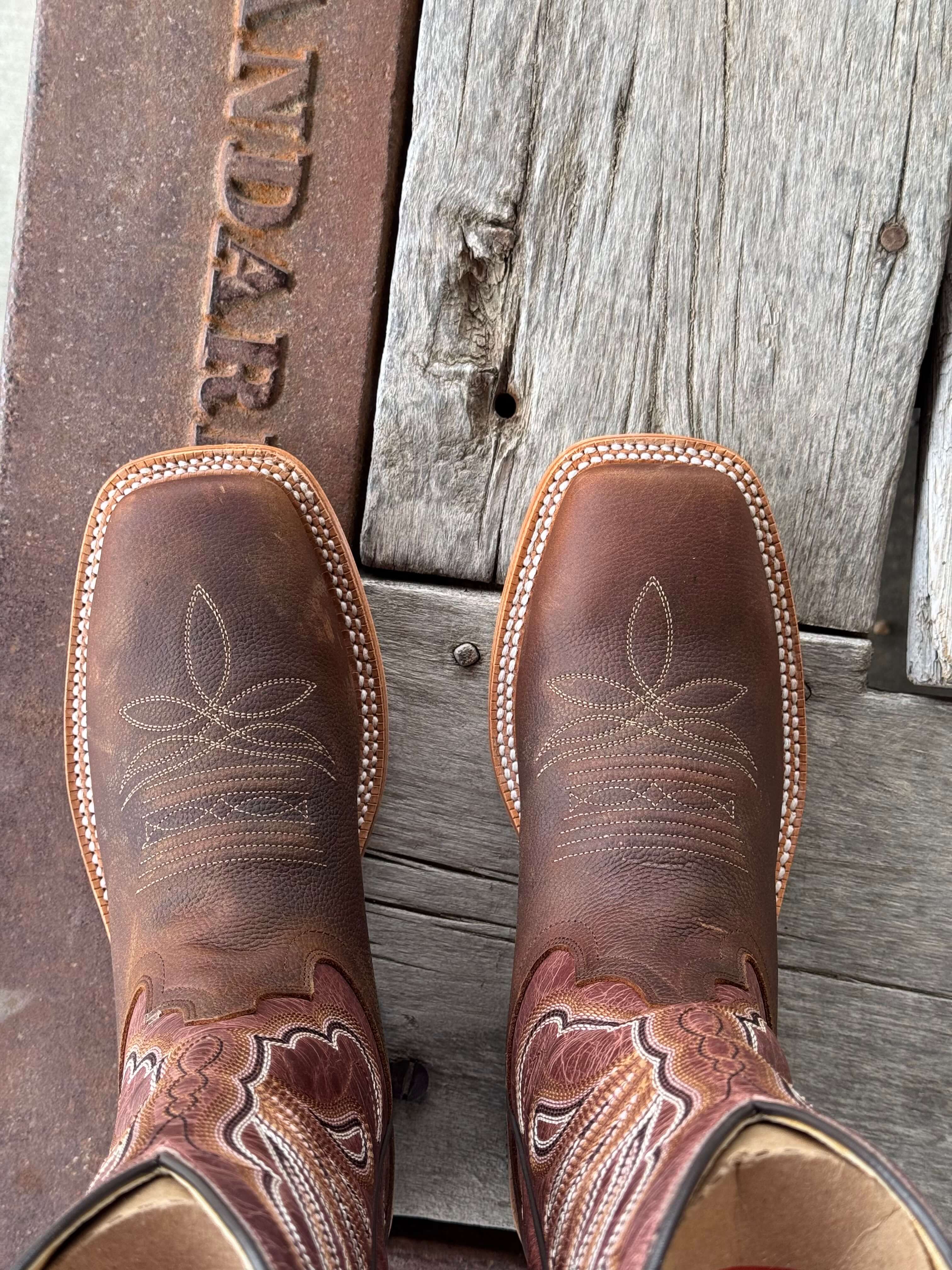 HYER Boot Co. | Lola Brown Arena Cowhide Boot - Image 3