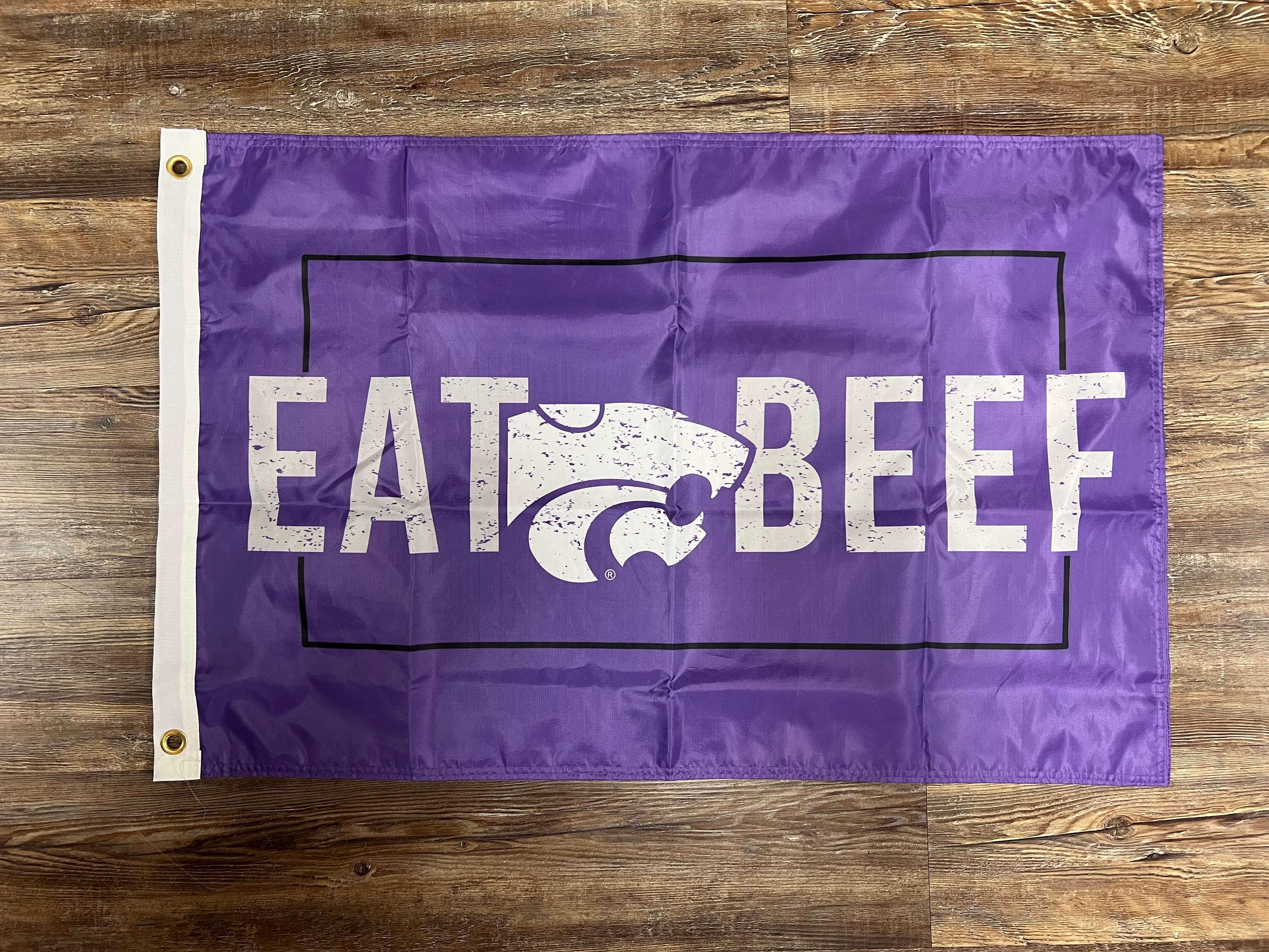 K-State EAT BEEF | Flag 2'x 3'
