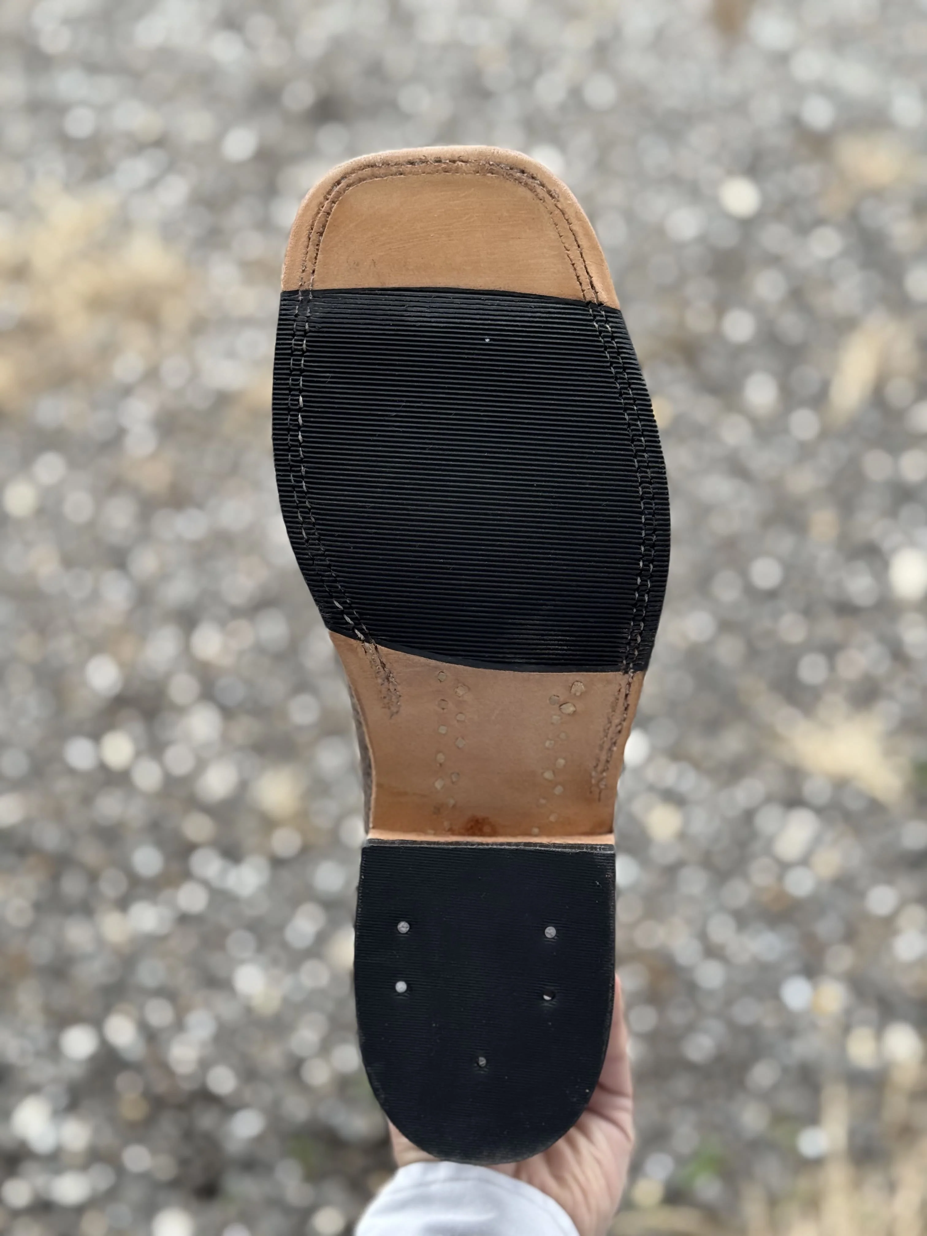 Olathe Boot Co. | Charcoal Boar Tall Top Boot - Image 6