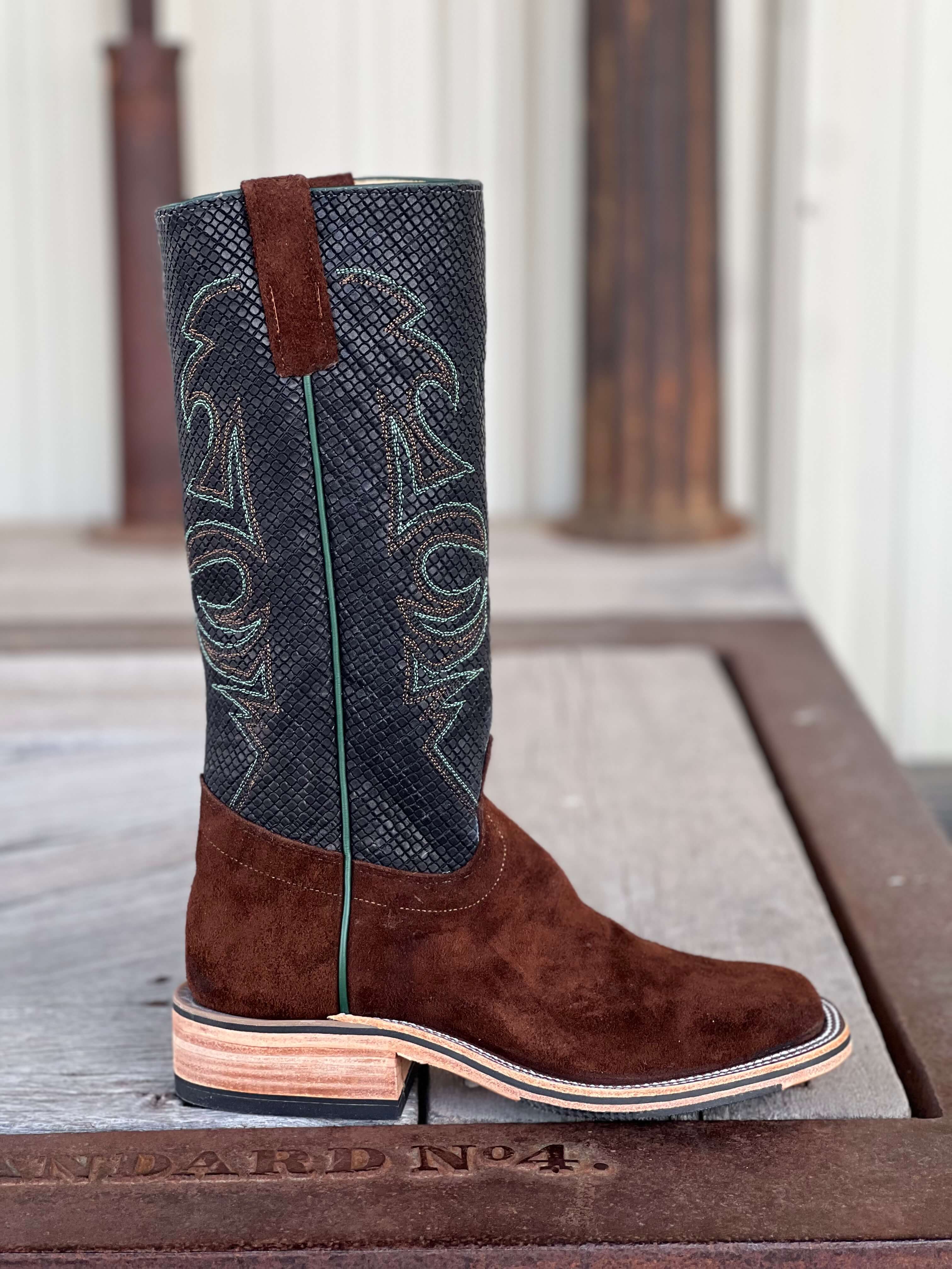 Olathe Boot Co. | Raiz Waxy Kudu Stovepipe Boot - Image 2