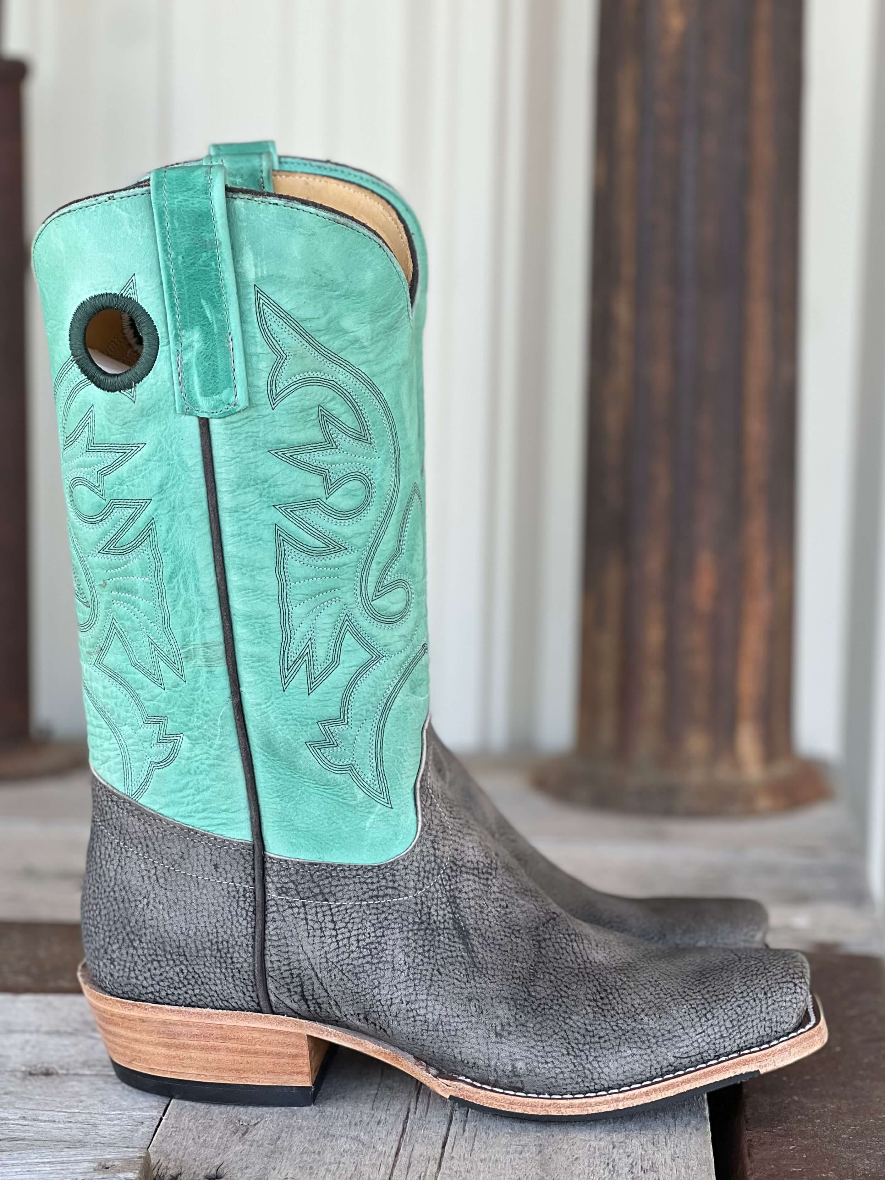 Olathe Boot Co.  | Slate Safari Giraffe Boot - Image 2
