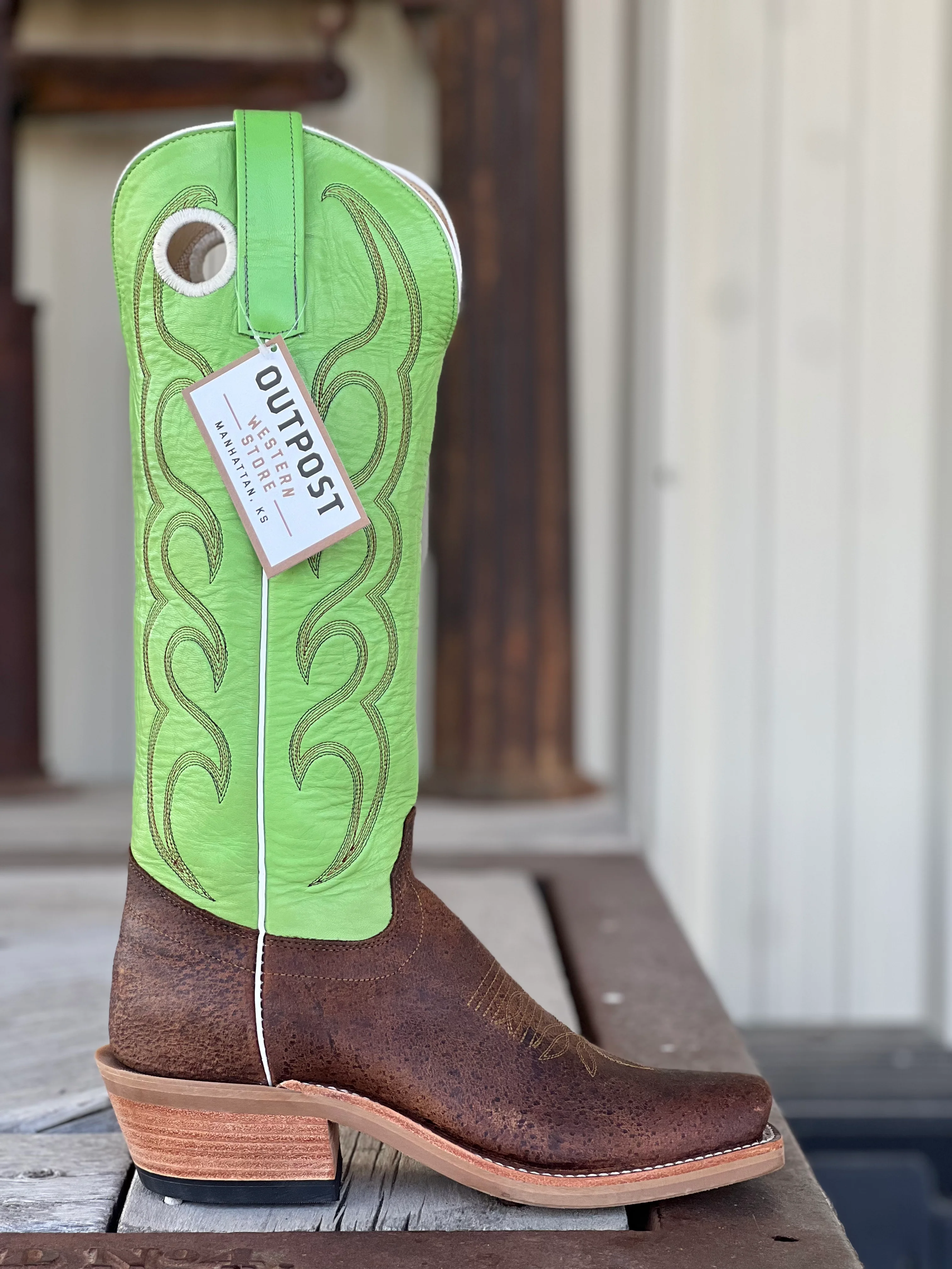 Olathe Boot Co. | Tag Boar Pomme Kidskin Tall Top Boot - Image 2