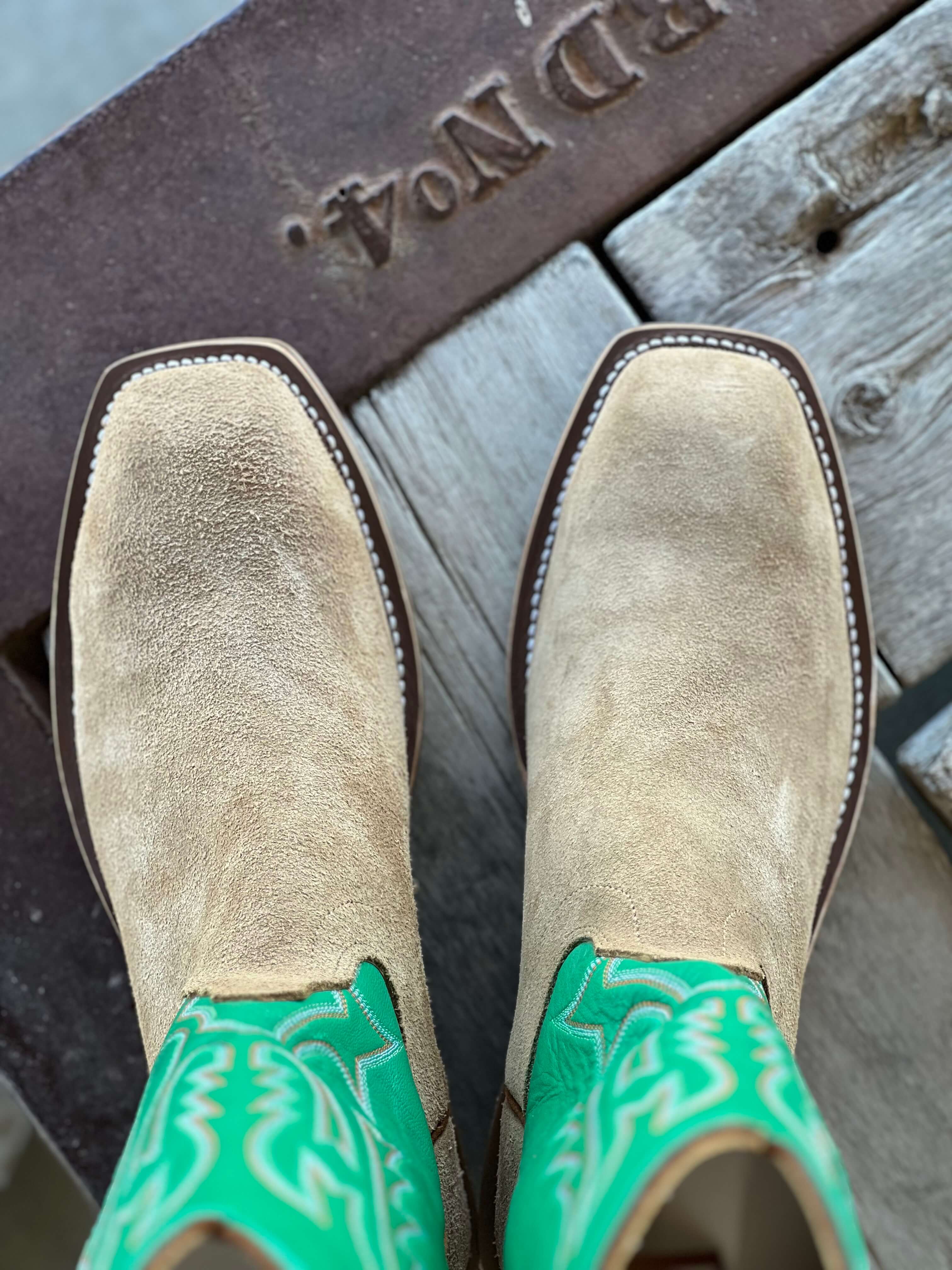 Olathe Boot Co. | Teak Crazyhorse Roughout Boot - Image 3