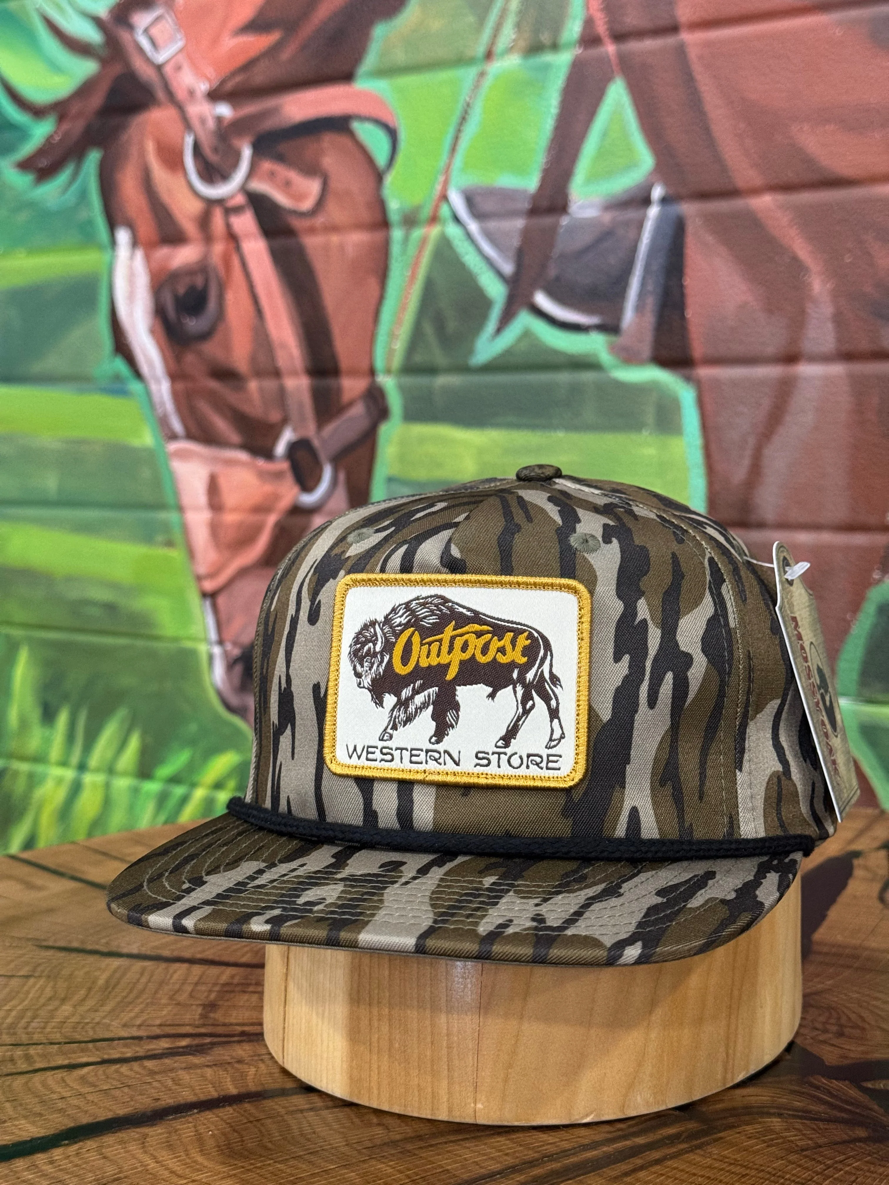 Outpost Native Son Mossy Oak Rope Cap