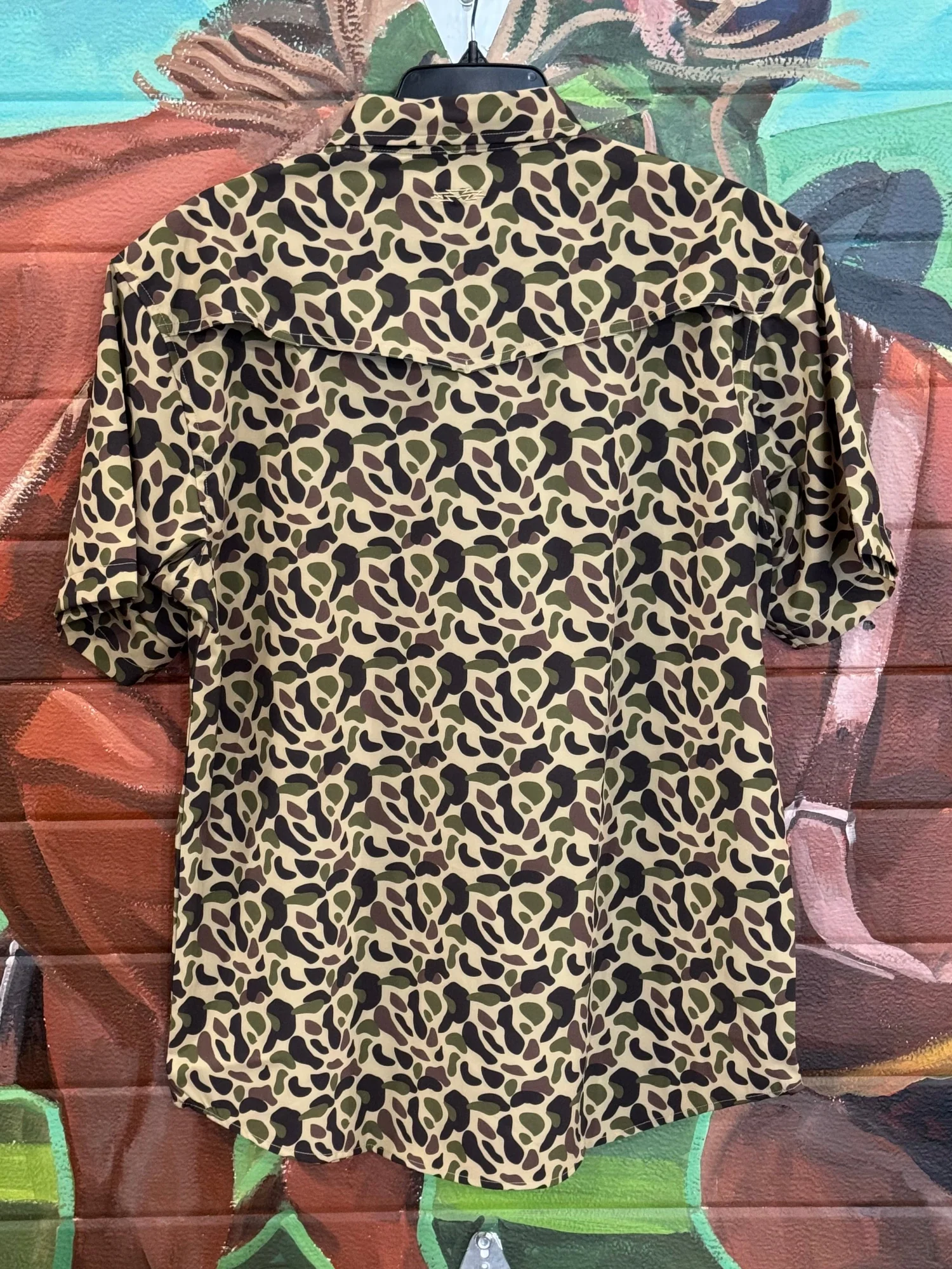 Outpost Performance Duck Camo SS Pearl Snap Shirt - Image 2