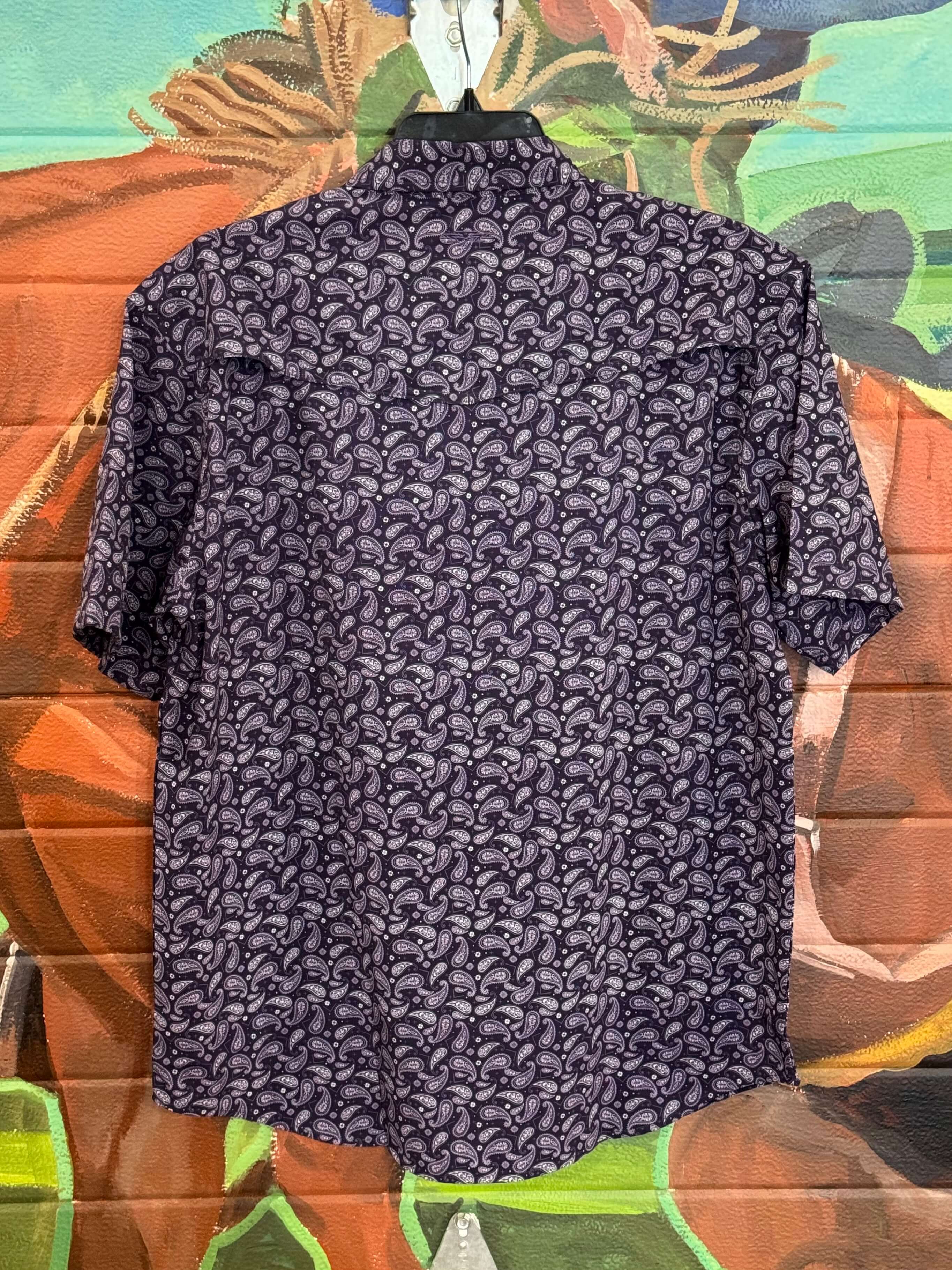 Outpost Performance Paisley SS Pearl Snap Shirt - Image 2
