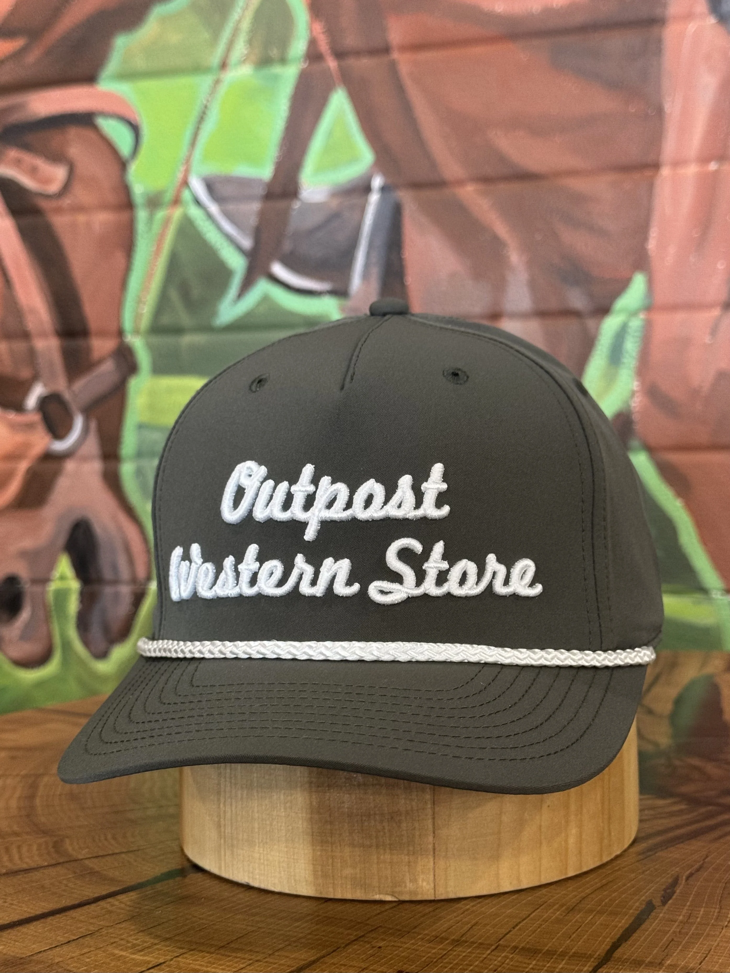 Outpost Script Richardson 258 Rope Cap