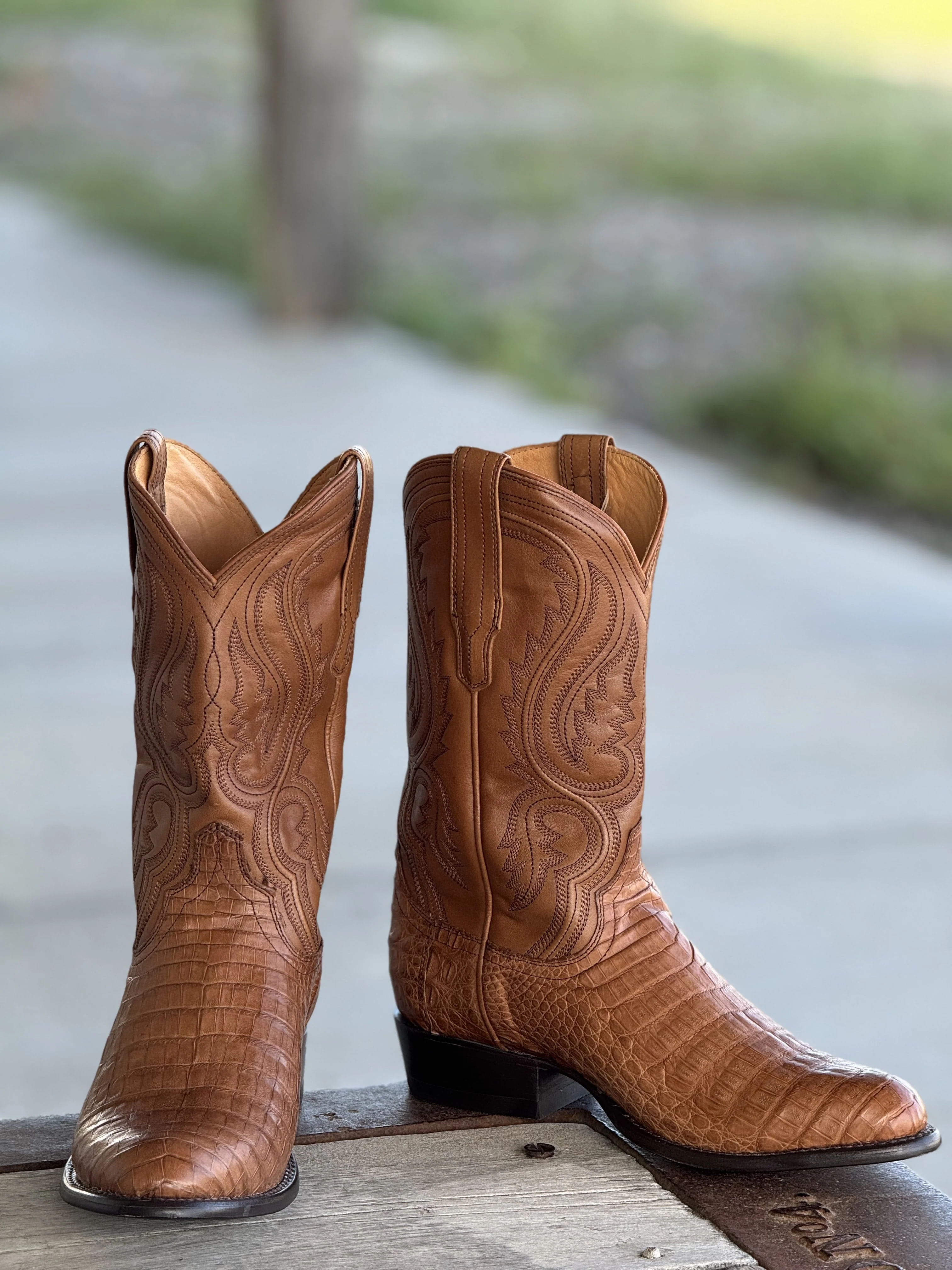 Tecovas | The Dillon II Caiman Caramel Boot