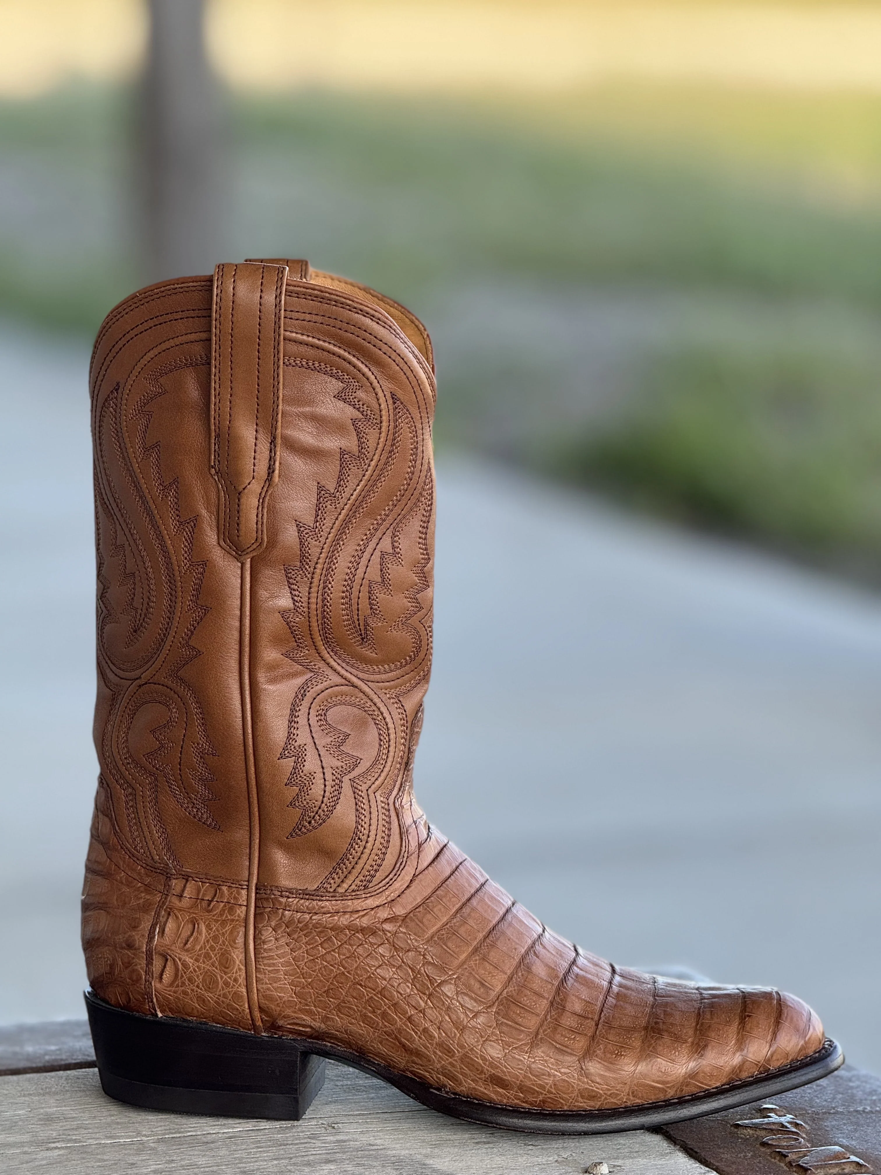 Tecovas | The Dillon II Caiman Caramel Boot - Image 2