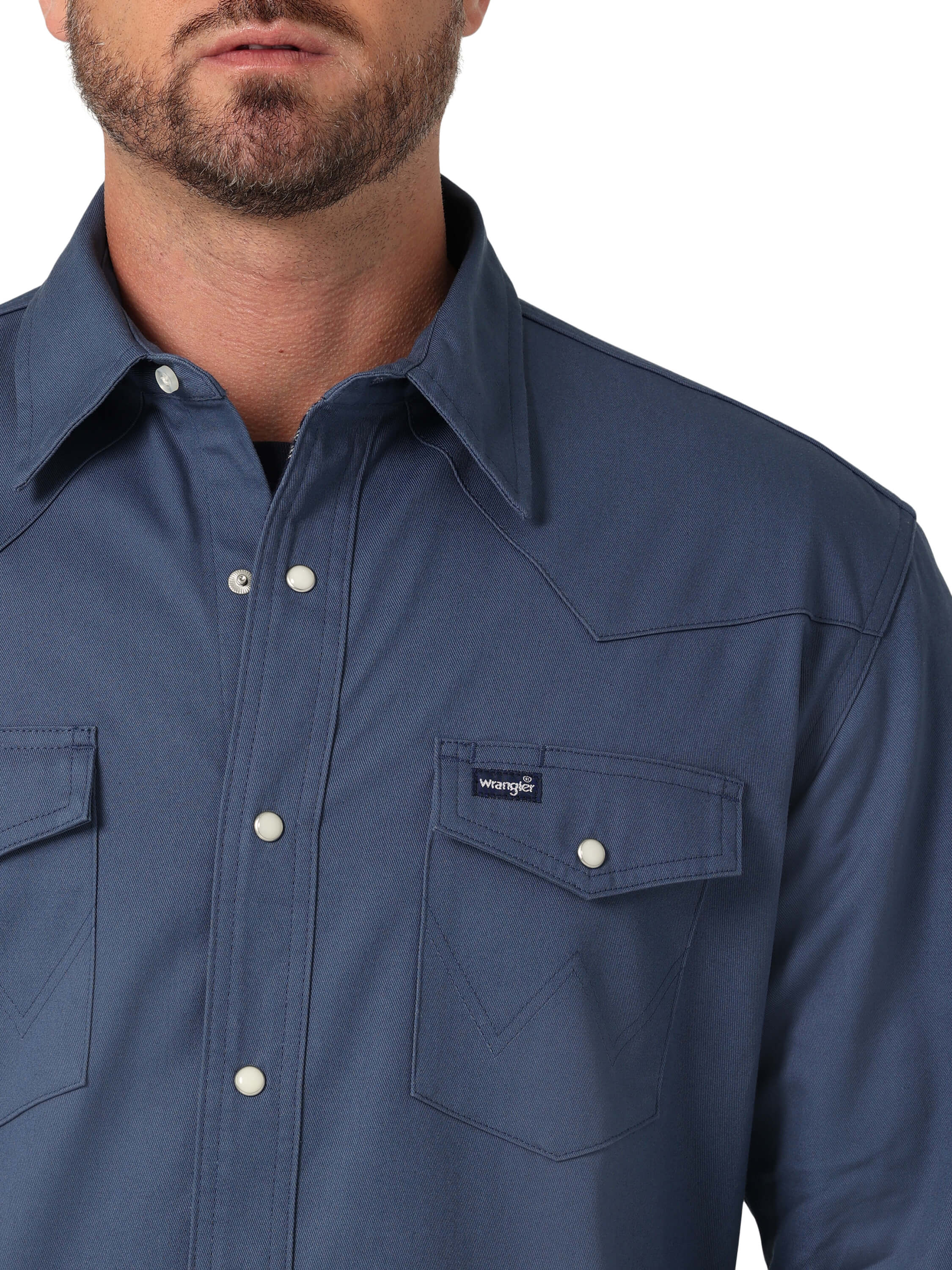 Wrangler | Flannel Lined Work Shirt - Image 4
